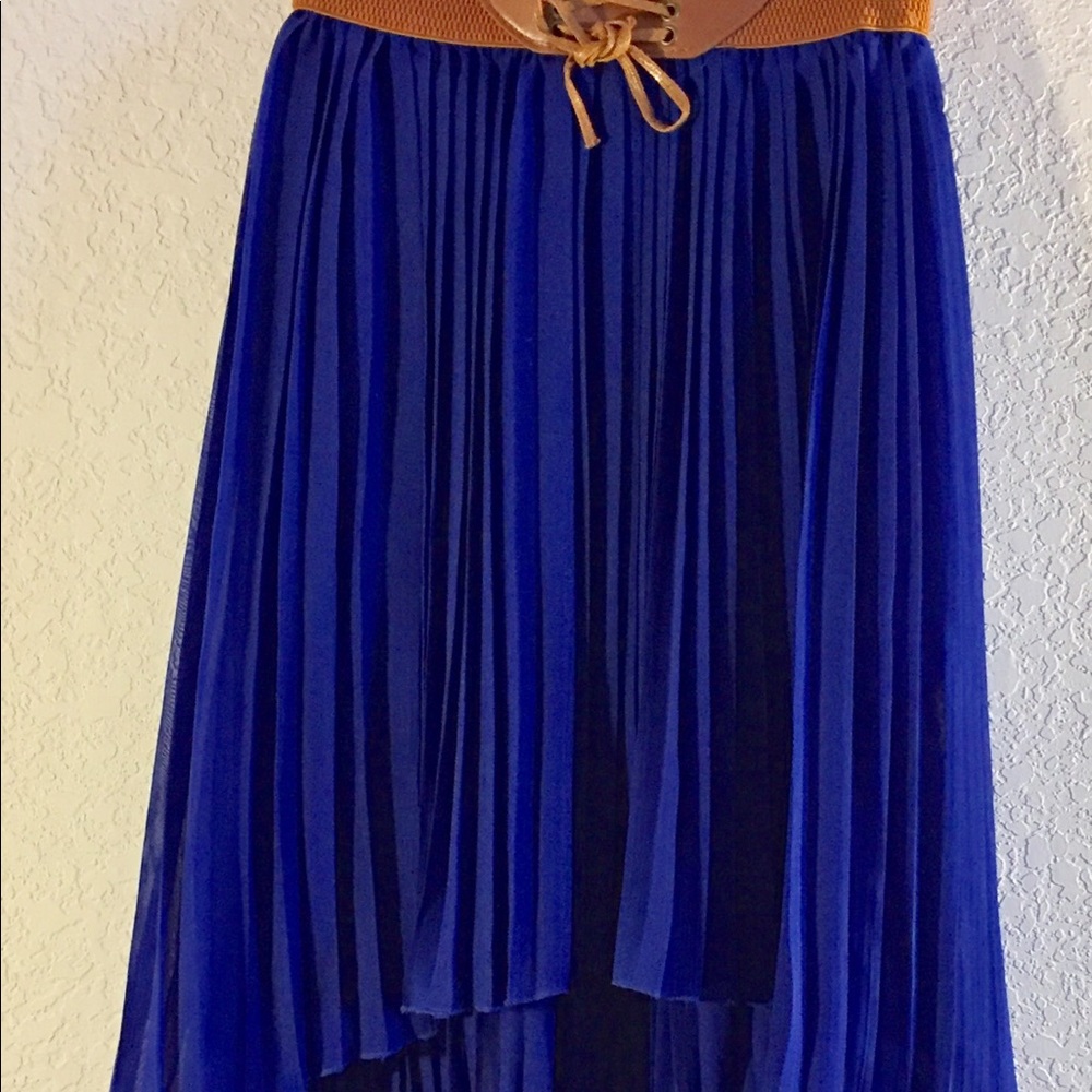 Blue flowy gorgeous skirt